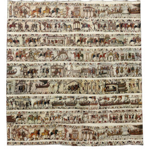 BAYEUX STEUER 1066 Schlacht von Hastings Duschvorhang