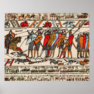 BAYEUX-STEUER, HASTSCHLAG, NORMALE NACHRICHTEN POSTER