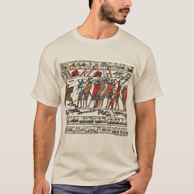 BAYEUX-STEUER, HASTSCHLAG, NORMALE NACHRICHTEN T-Shirt (Vorderseite)