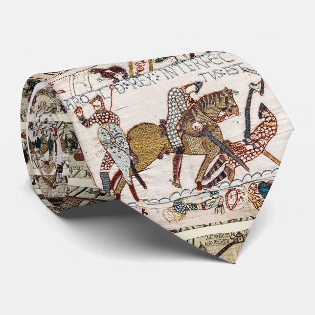 BAYEUX STEUERELEMENT Tod König Harold bei Battle Krawatte (Gerollt)