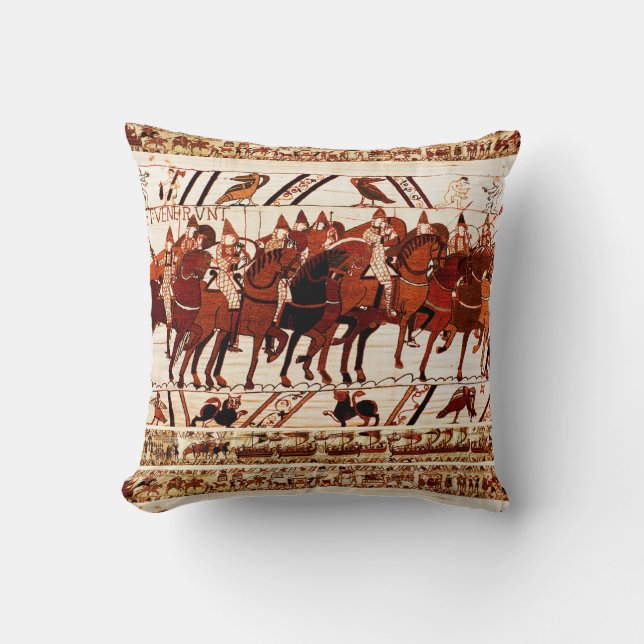 BAYEUX STEUERN NORMAN ARMY, KNIGHTS HORSEBACK KISSEN (Vorderseite)