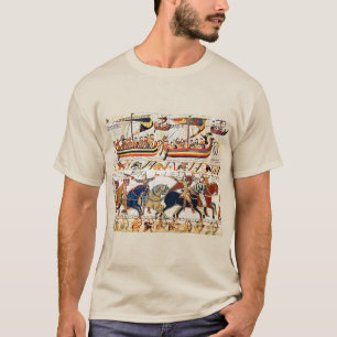 BAYEUX STEUERN NORMAN KNIGHTS,VIKINGSCHIFFE,ARCHER T-Shirt
