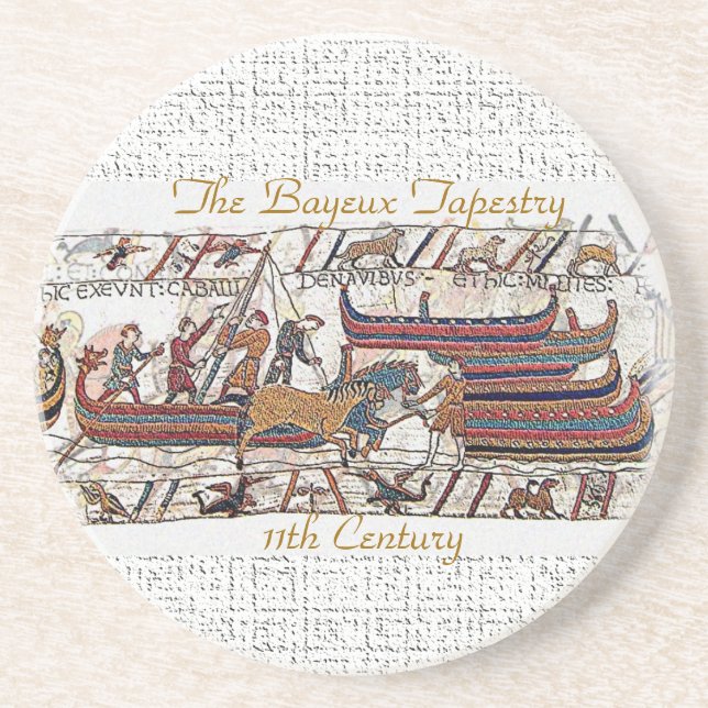 Bayeux-Tapisserie11. jahrhundert Getränkeuntersetzer (Vorne)