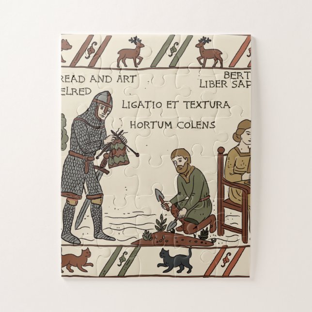 Bayeux-Teppich Parodie (Vertikal)