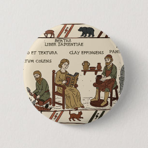 Bayeux-Teppich Parodie Button