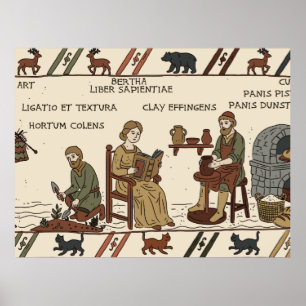 Bayeux-Teppich Parodie Poster