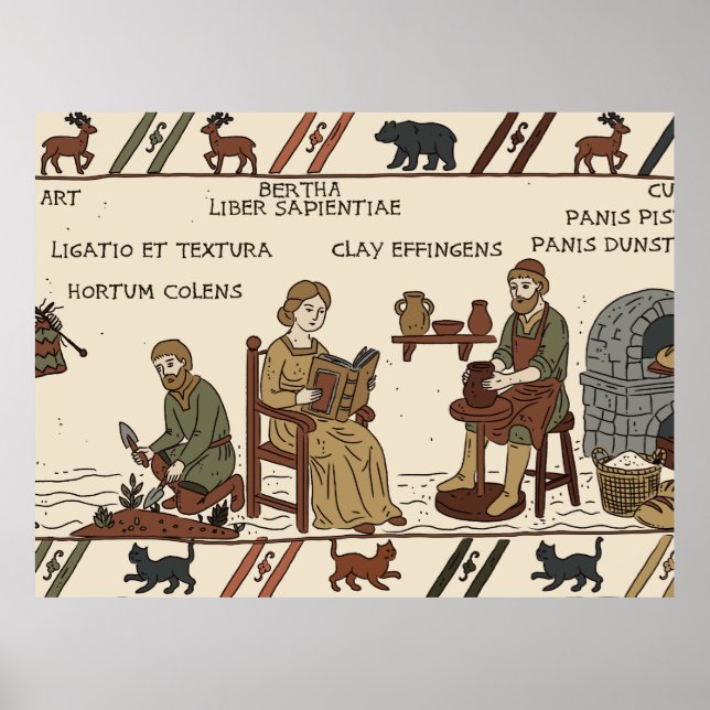 Bayeux-Teppich Parodie Poster (Vorne)