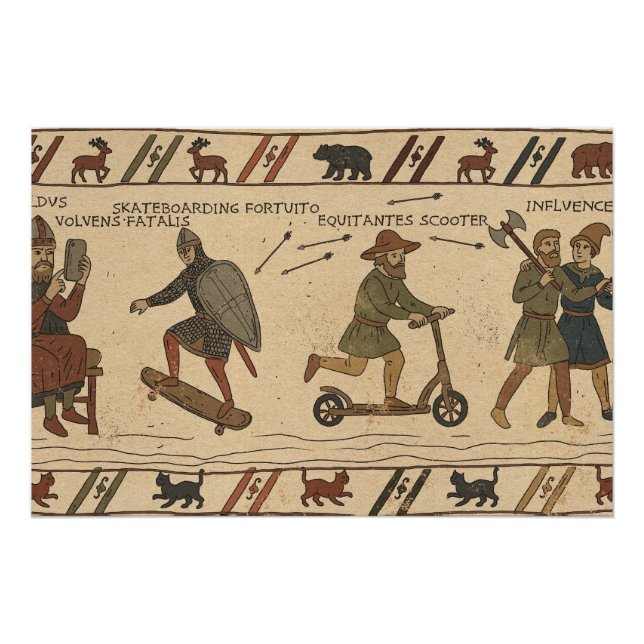 Bayeux-Teppich-Parodie Poster (Vorderseite)