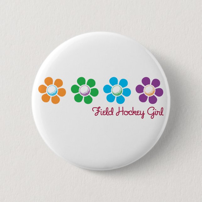 Bayflower Feld-Hockey Button (Vorderseite)