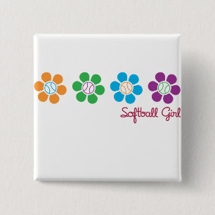 Bayflower Softball Button