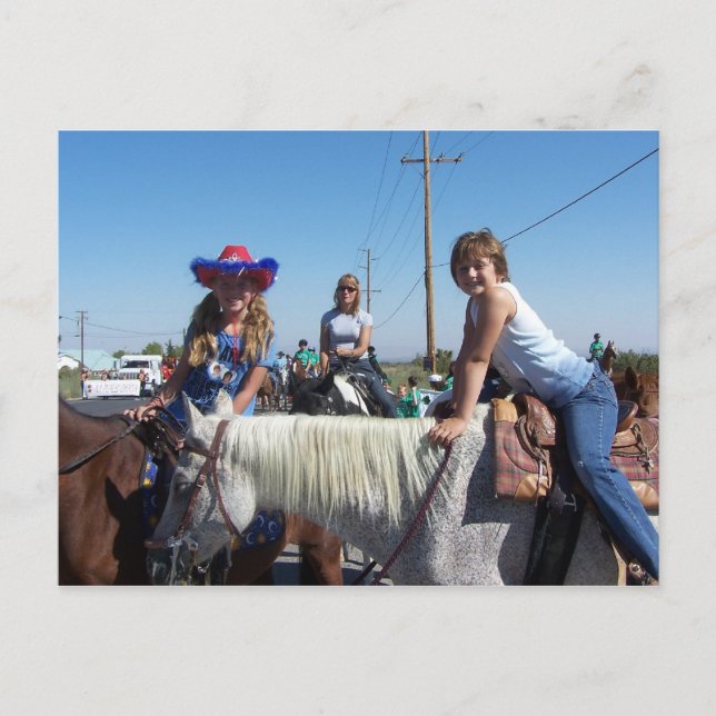 Baylie auf der Phelan Parade Postkarte (Vorderseite)