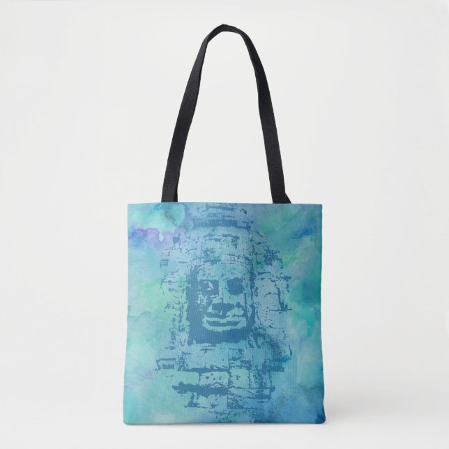 Bayon Face Blue Tasche (Vorderseite)