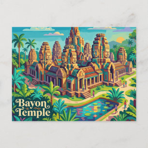 Bayon-Tempel Kambodscha Postkarte