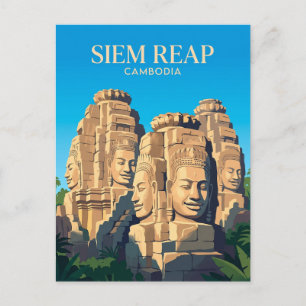 Bayon-Tempel Kambodscha Postkarte