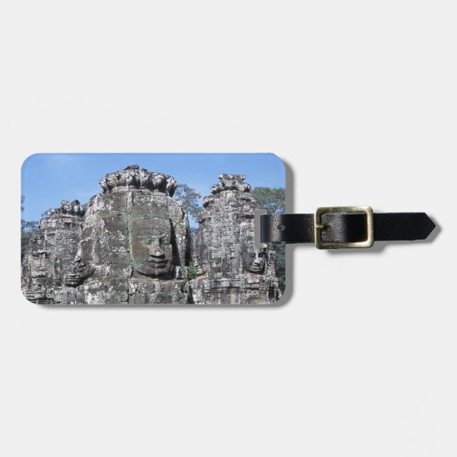 Bayon Temple in Angkor Wat - Kambodscha Gepäckanhänger (Vorderseite horizontal)