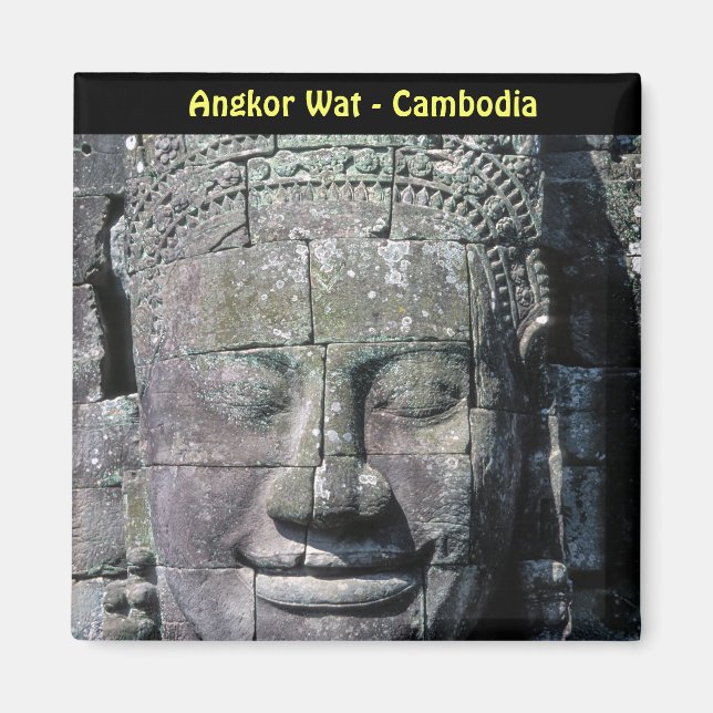 Bayon Temple in Angkor Wat - Kambodscha Magnet (Vorne)