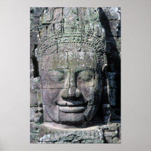 Bayon Temple in Angkor Wat - Kambodscha Poster