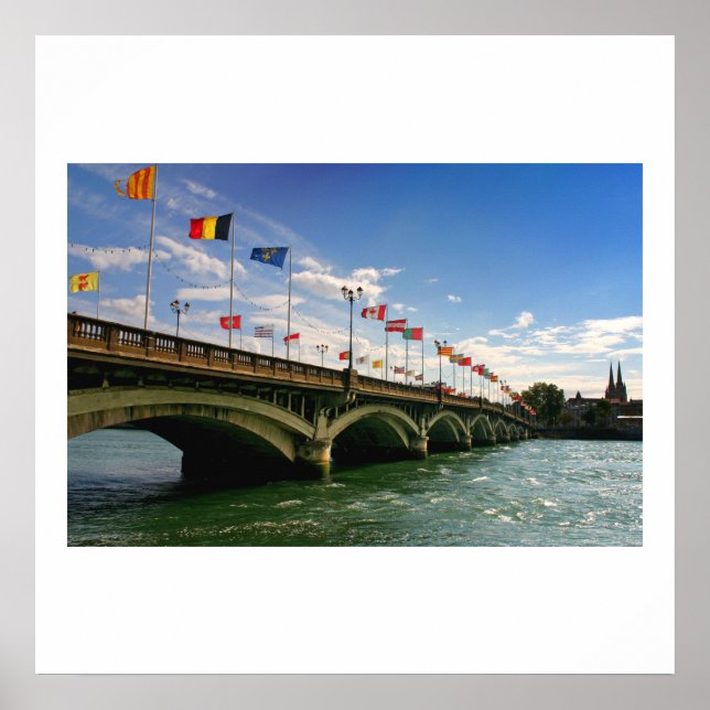 Bayonne le pont Saint-Esprit Poster (Vorne)