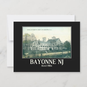 Bayonne NJ, Hotel La Tourette 1910er Jahre Postkarte