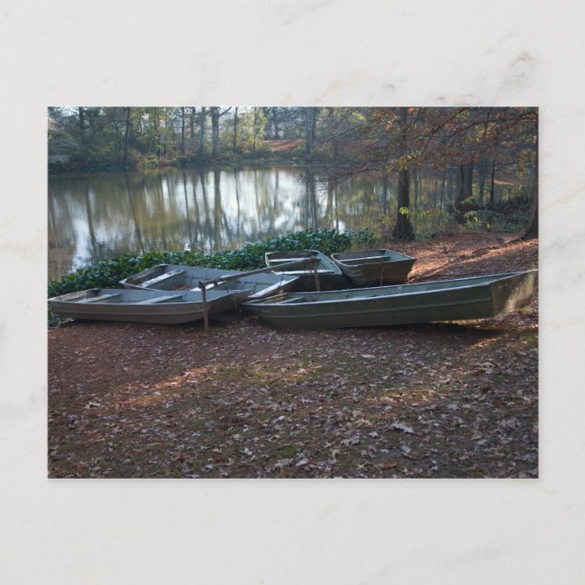 Bayou Boote Postcard Postkarte (Vorderseite)