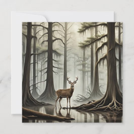 Bayou Deer Feiertagskarte