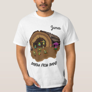 "Bayou Frog Band" Anpassbare Männer T-Shirt