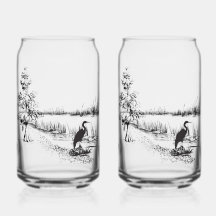 Bayou Scene Glas Can Cup