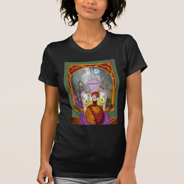 Bayou-Staats-Fee Marie Laveau T-Shirt (Vorderseite)