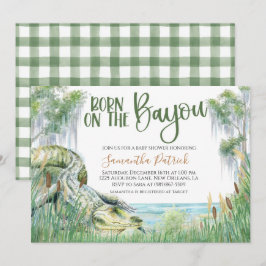 Bayou Swamp Baby Dusche Einladung
