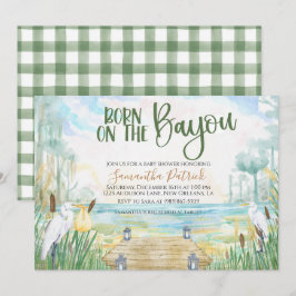 Bayou Swamp Baby Dusche Einladung