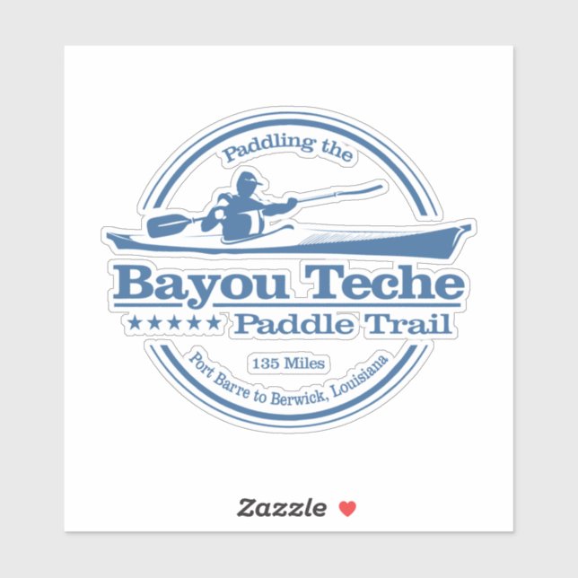 Bayou Teche PT (SK) Aufkleber (Blatt)