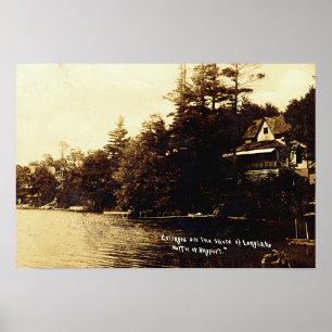 Bayport Michigan Lake Fenton Poster