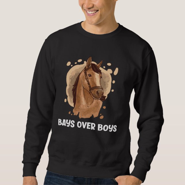 Bays Over Boys  Horse   1 Sweatshirt (Vorderseite)