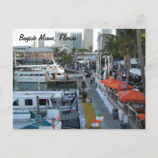 Bayside Miami, Florida Postkarte