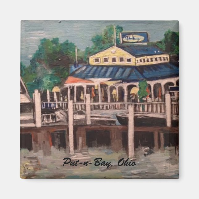 Bayview Avenue, Put-n-Bay, Ohio-Magnet Magnet (Vorne)