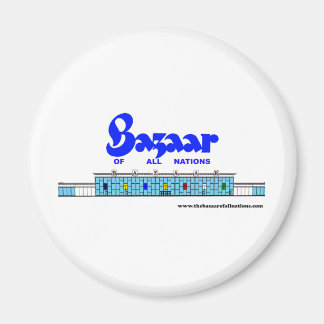 Bazaar Exterior Circa 1960 Magnet