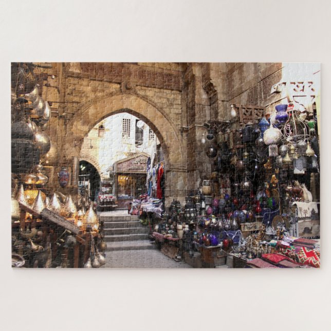 Bazar du Caire, Egypte Jigsaw Puzzle 1014 pc. (Horizontal)