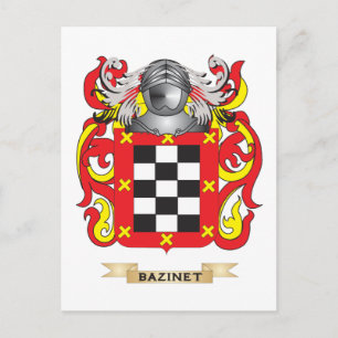 Bazinettmatte (Familienwappen) Postkarte