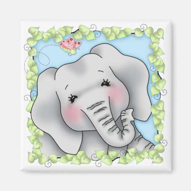 BaZooples Elsie the Elephant Magnet (Vorne)