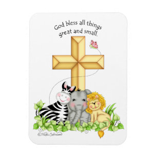 BaZooples "Gott segnen alle Sachen…" Magnet