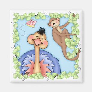 BaZooples Ollie der Strauß-Magnet Magnet