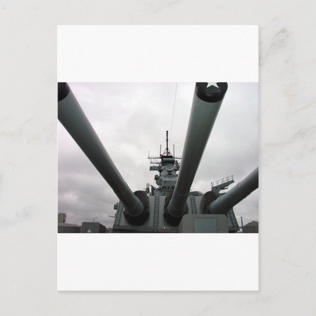 BB-62 Battleship New Jersey Postkarte (Vorderseite)