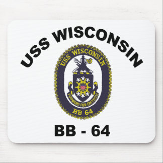 BB-64 USS Wisconsin Mousepad