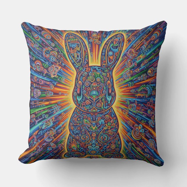 BB-Cosmic Bunny Pillow Kissen (Vorderseite)