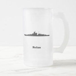 BB entspannen sich Mattglas Bierglas