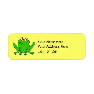 BB- Funny Frog Address Labels
