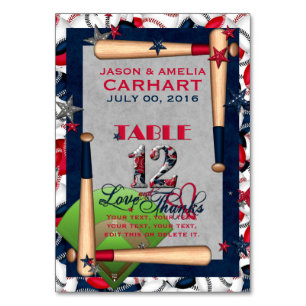 BB Hochzeitnummerierte Tischkarten 12-CUSTOM-VORLA Tischnummer