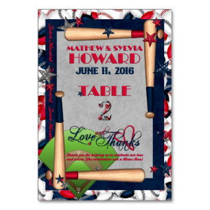 BB Wedding Numbered Table Cards-CUSTOM HOWARD 2 Tischnummer