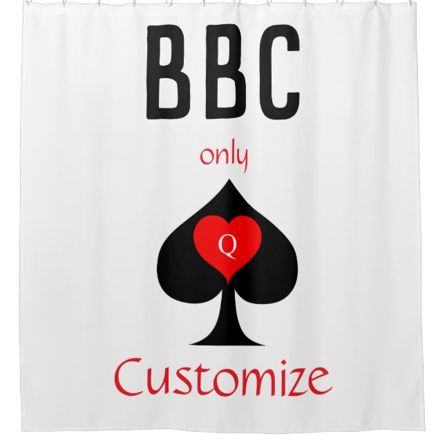 BBC Nur Blade Spade signieren Thunder_Cove Duschvorhang (Vorderseite)
