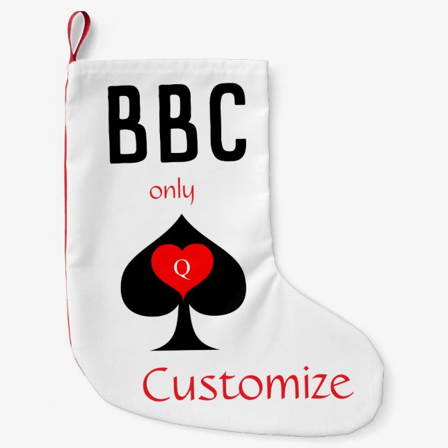 BBC Nur Blade Spade signieren Thunder_Cove Kleiner Weihnachtsstrumpf (Vorderseite)